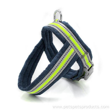 Eco-friendly no pull reflective padded dog harness